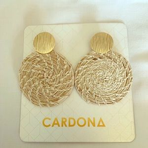 Beautiful new hand made earrings .